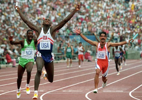 Go for gold, just like Carl Lewis