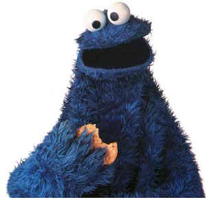 stuffed animal cookie monster