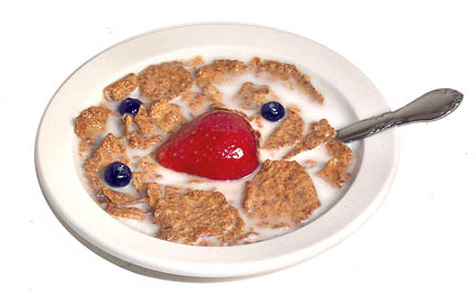 Cereal eating technique should be lots of milk with small pours.