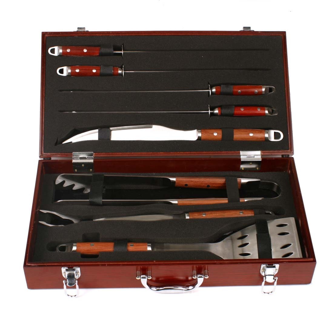 9 piece bbq tool set