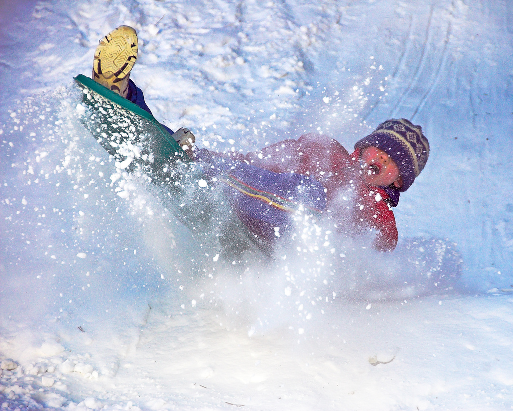 bail on a toboggan