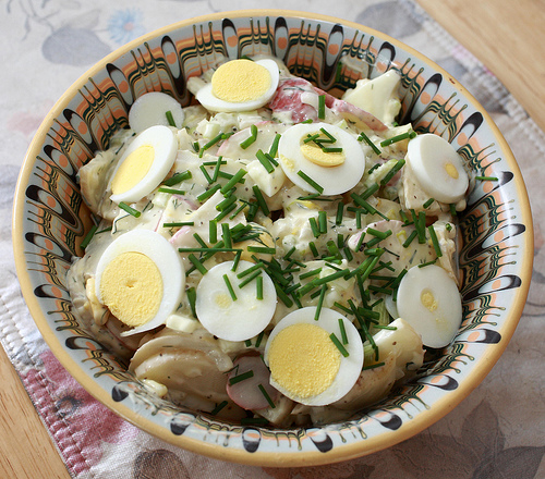 potato and egg salad