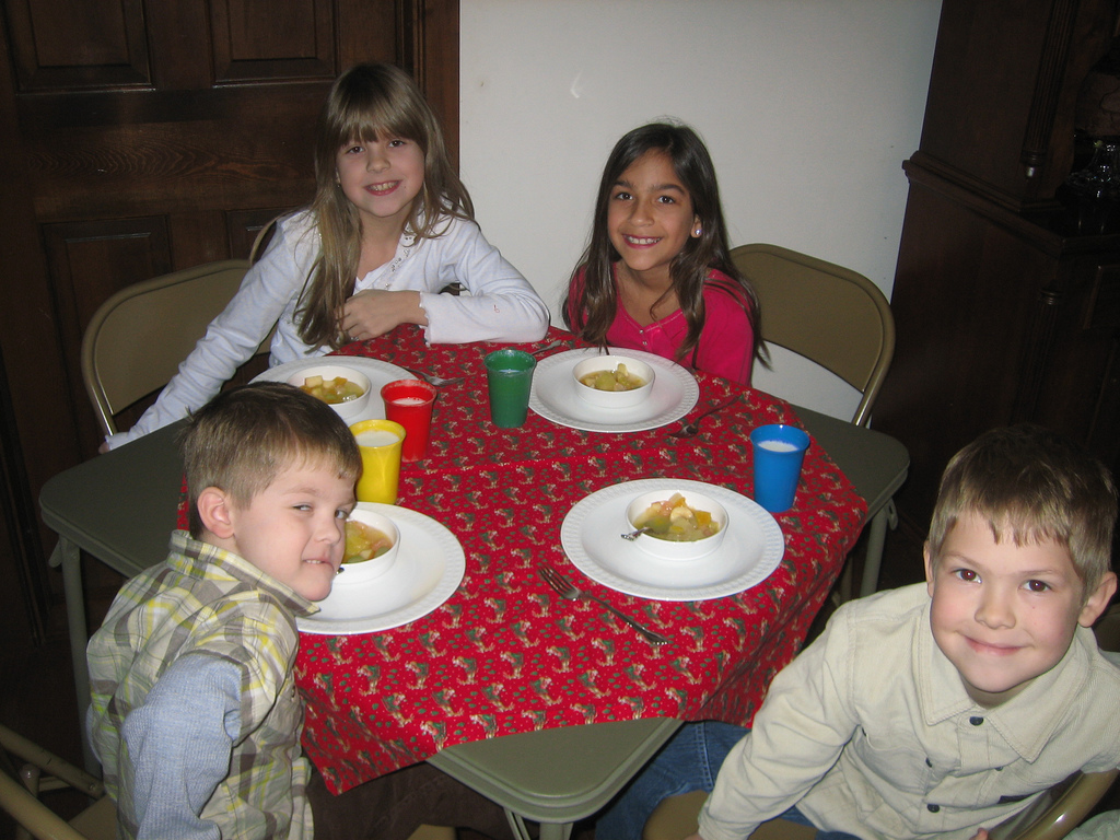 a kids table